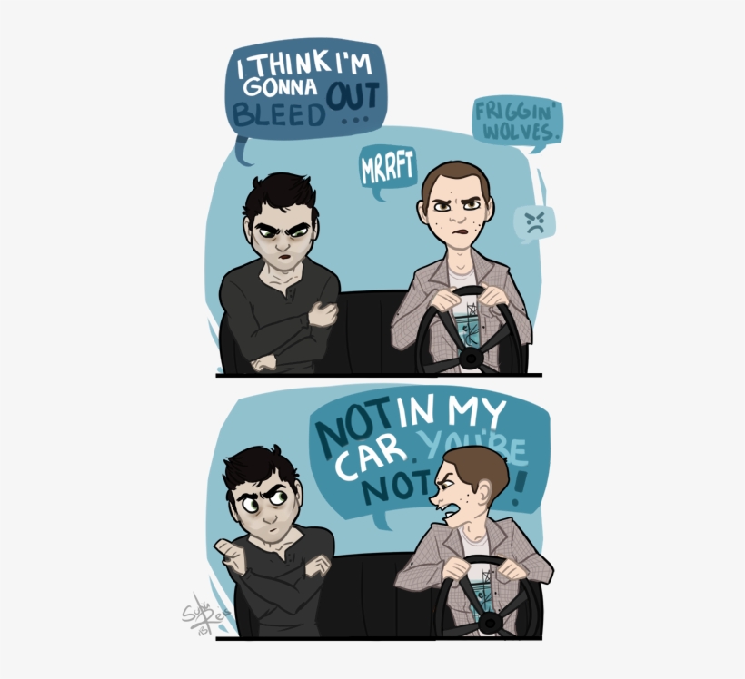 Fanart Teen Wolf Stiles Stilinski Derek Hale Twxmas - Teen Wolf Season 4 Fan Art, transparent png #5149162