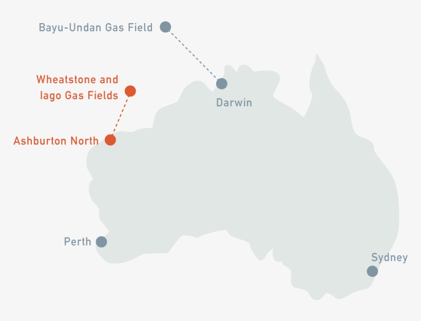Wheatstone Lng Project Outline - Map, transparent png #5149585