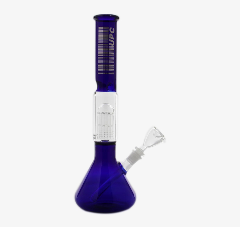 Beaker Base 10-arm Tree Percolator Bong By Upc - Blue, transparent png #5150171