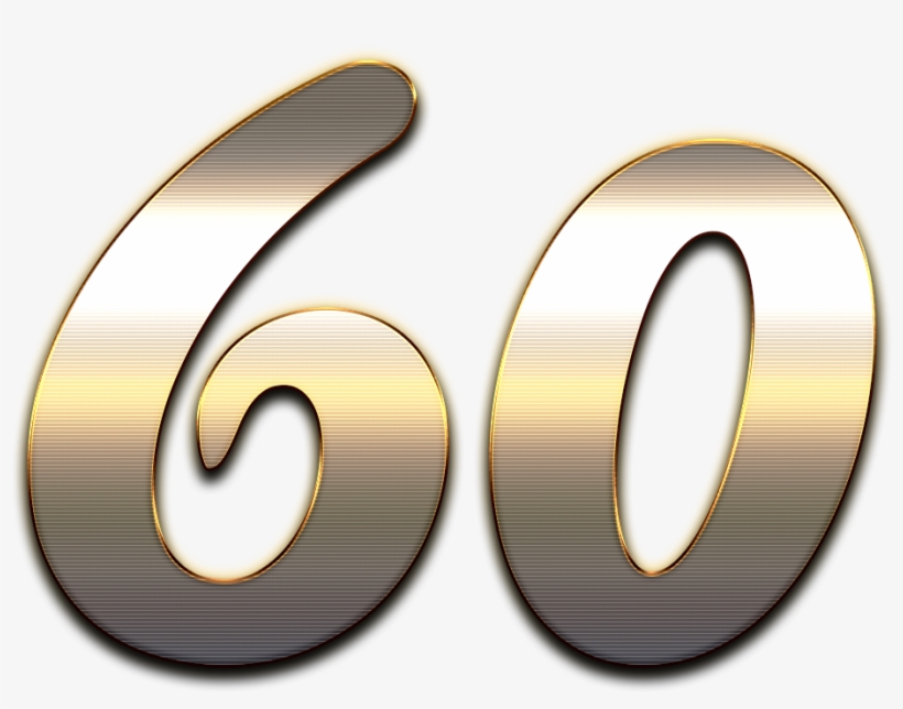 Transparent Number 60, transparent png #5151072