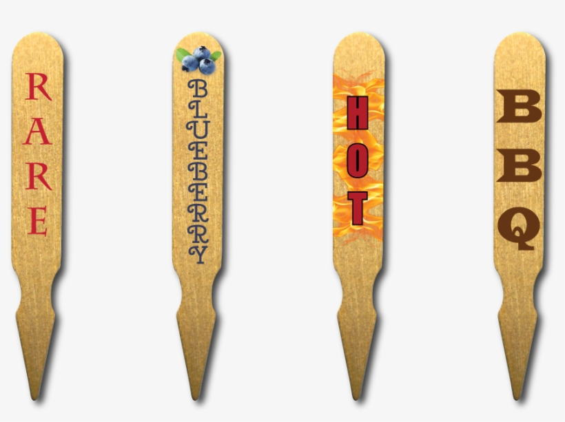 Custom Digitally Printed Steak Markers Flavor Label - Steak, transparent png #5151880