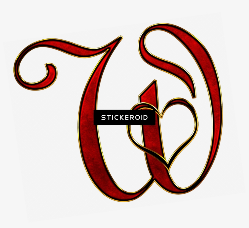 Valentine Capital Letter W - Letter, transparent png #5152466