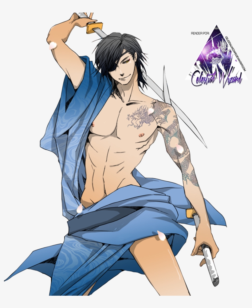 Date Masamune, Sengoku Basara, Itachi Uchiha, Hot Anime - Blue Haired Anime Samurai, transparent png #5152665