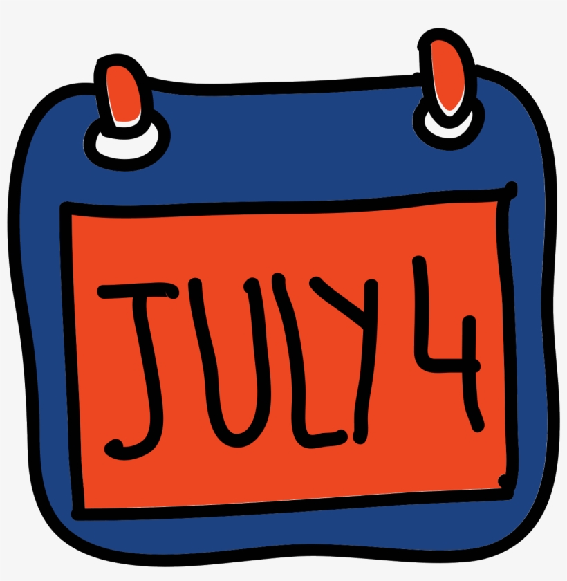 Independence Day Icon - 日历 可爱, transparent png #5153248