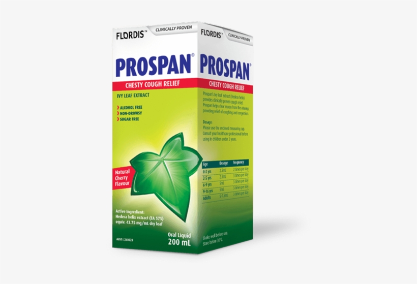 Flordis Prospan Family Syrup 200ml, transparent png #5154267