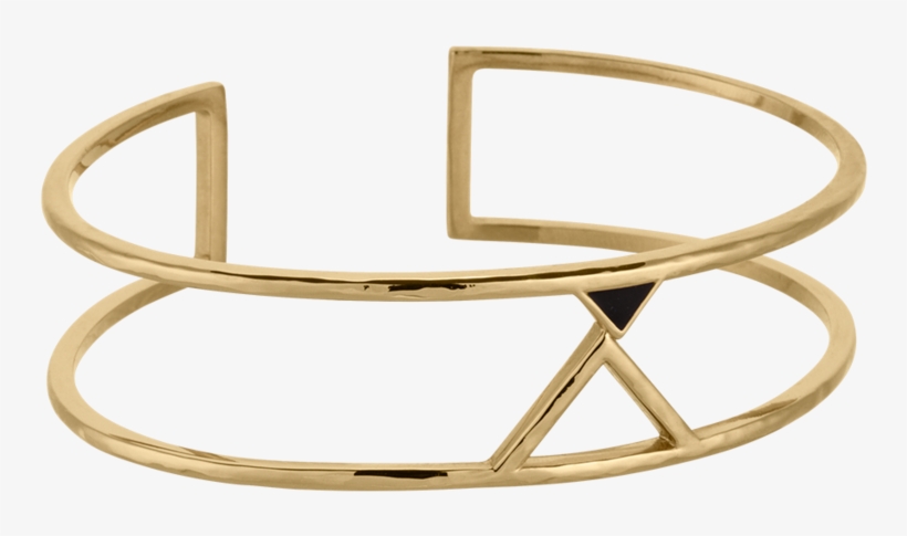 Triangle Outline Cuff Image - Bangle, transparent png #5154490