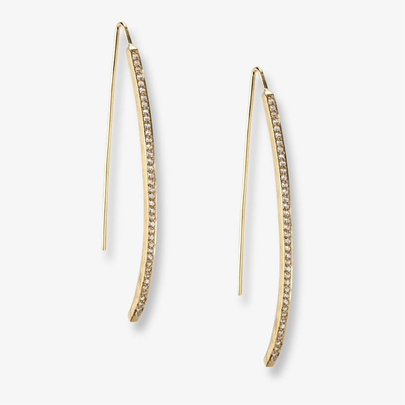 Nicole Barr Designs Gold Plated Sterling Silver Icicle - Earrings, transparent png #5154537