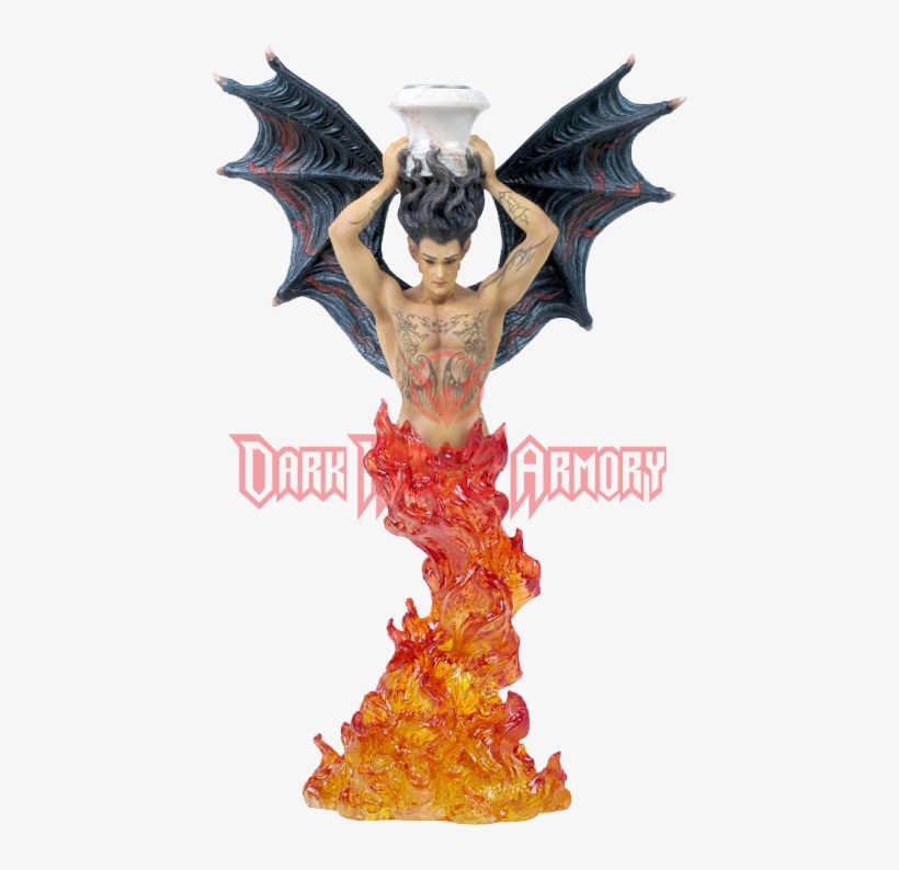 Tattooed Demon Candle Holder - Unicorn Studios Wu74944aa Candle Holder Tatooed Demon, transparent png #5155216