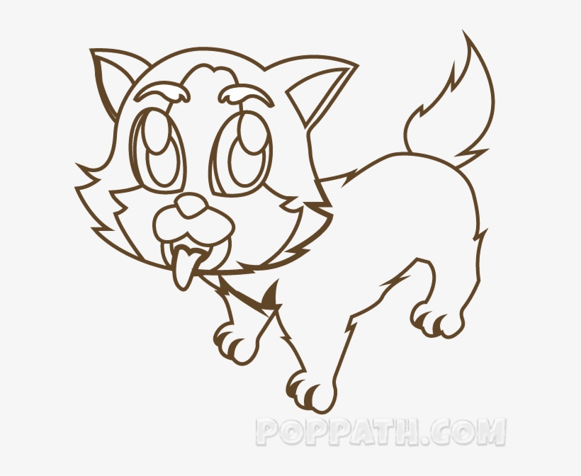 To Draw A Happy Dog, There Are Several Things To Put - Dog, transparent png #5155326