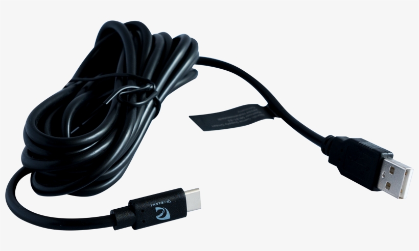 Piranha Usb-c Cable 3m Switch ,, , Large - Piranha Switch Usb-c Charging Cable 3m, transparent png #5155493