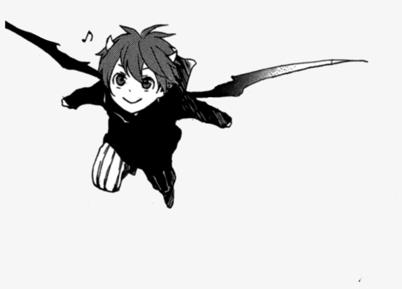 Kurenai Ouji Sakura Kojiro Jiro Manga Boy Devil Demon - Anime Baby Demon Wings, transparent png #5155547