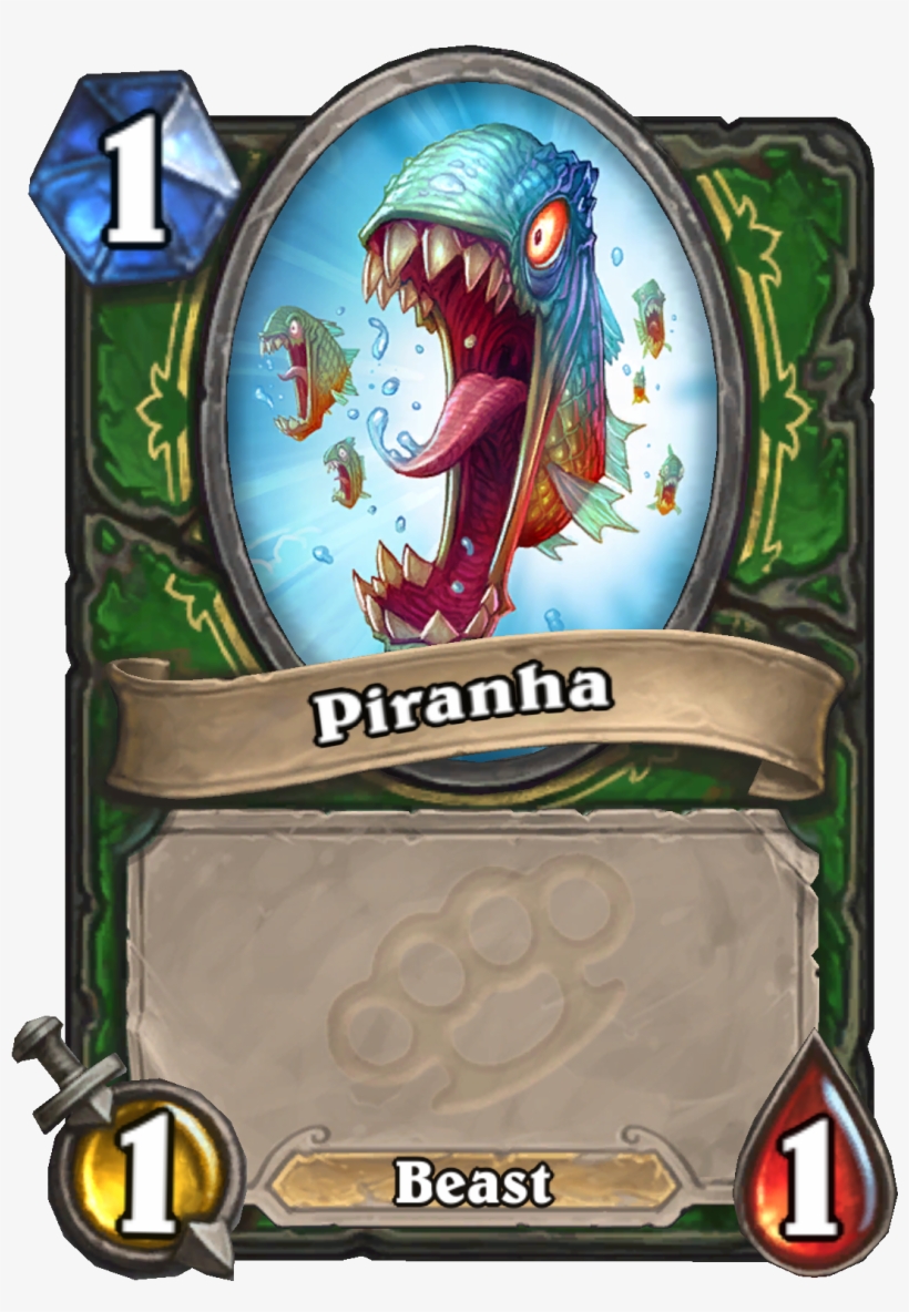 Piranha - Hearthstone Weapon Cards, transparent png #5156028