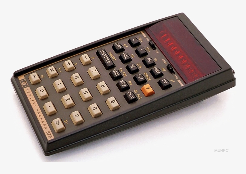 Vintage Calculator Png Transparent Image - Old Hewlett Packard Calculators, transparent png #5156482