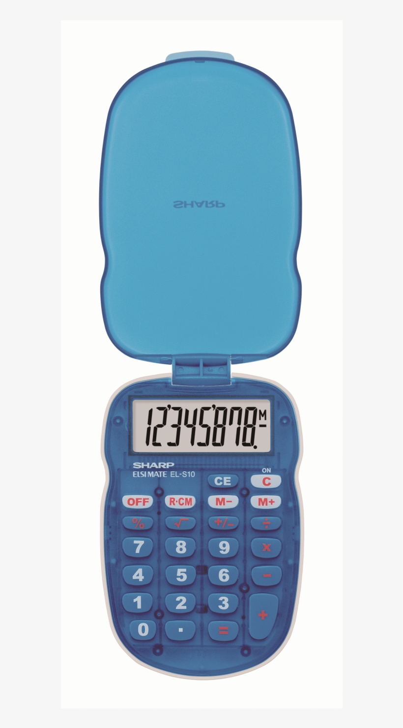Sharp S10 -kids Calculator - Sharp Calculators Els10 Handheld Calculator, transparent png #5156861