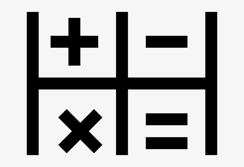 Calculator Clipart Outline - Mathematics Icon, transparent png #5157005