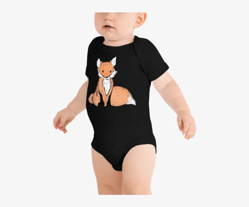 Fox Infant Tee - Infant Bodysuit, transparent png #5157224