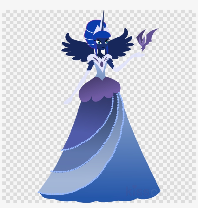 Princess Luna Dress Human Clipart Princess Luna Twilight - Mlp Luna Gala Dress, transparent png #5157707