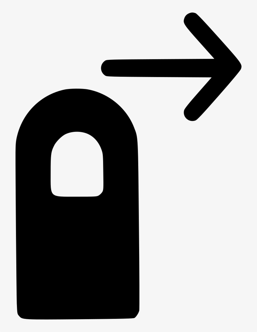 Touch Tap Finger Move Right Arrow Comments, transparent png #5158045