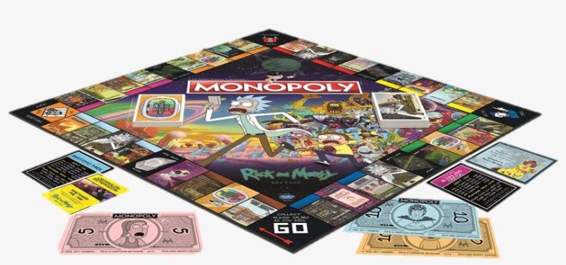 Join Rick And Morty And The Smiths On Their Way To - Monopoly - Rick And Morty Edition, transparent png #5158723