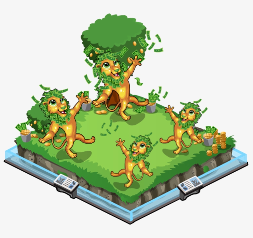 Bucks Lion Animated Family - Cartoon, transparent png #5159141