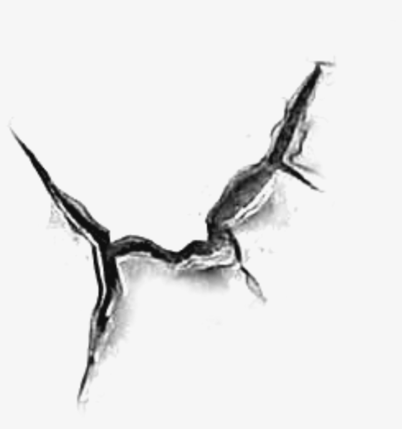 Tear Hole Cracked Cracking Cracks Ground Overlay - Crack Png Hd, transparent png #5159146