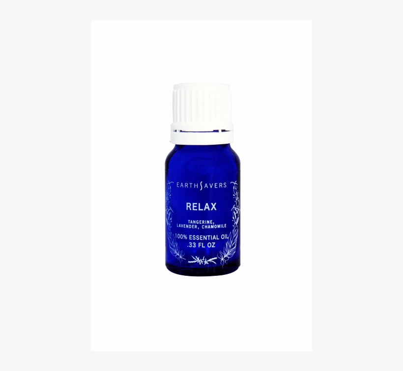 Relax Essential Oil - Glass Bottle, transparent png #5159528