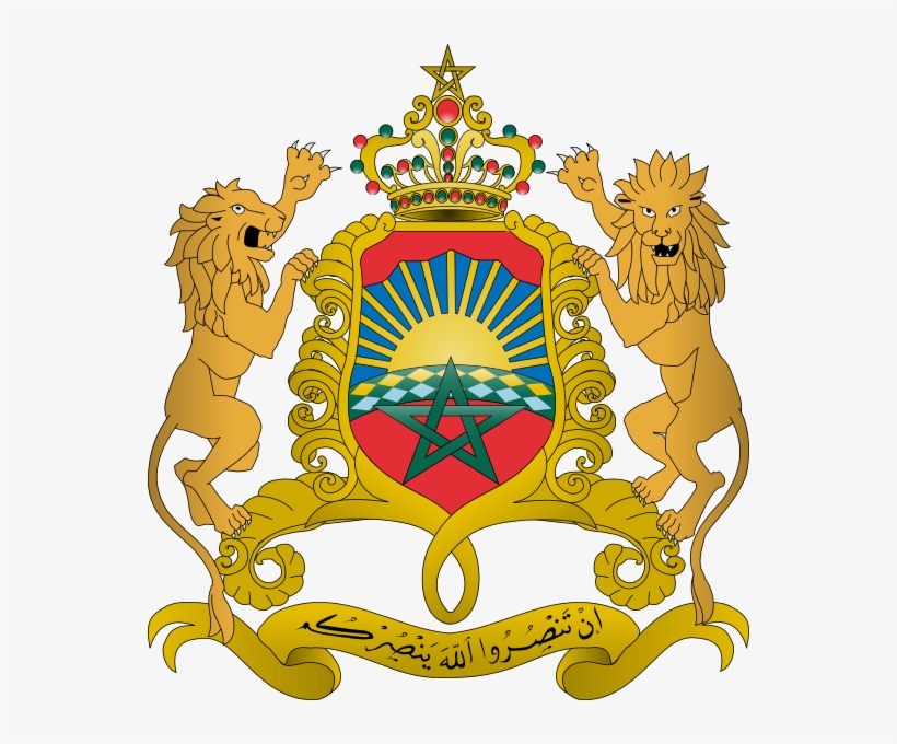 The Motto - Morocco Coat Of Arms, transparent png #5160716