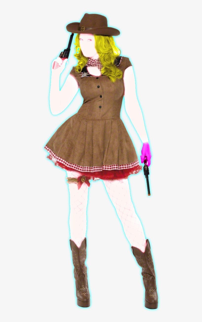 Cowgirl Dress 889428 - Smiffy's Wild West Costume - Medium, transparent png #5160837