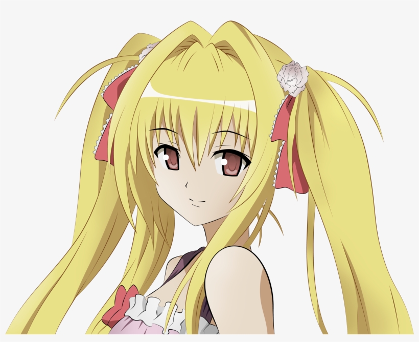 The Girl With Yellow Hair In The Anime Love And Other - Аниме Девушки С Желтыми Волосами, transparent png #5161340