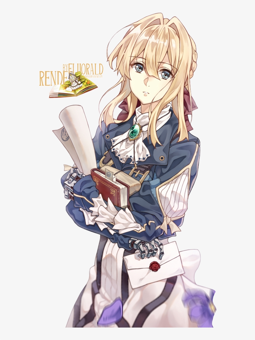 Violet Evergarden Beautiful Anime Girl, Anime Love, - Violet Evergarden Png, transparent png #5162064