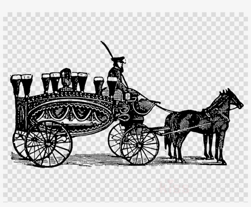 Coffins Are Us Throw Blanket Clipart Hearse Horse And - Gothic Horse Drawn Hearse, transparent png #5162430
