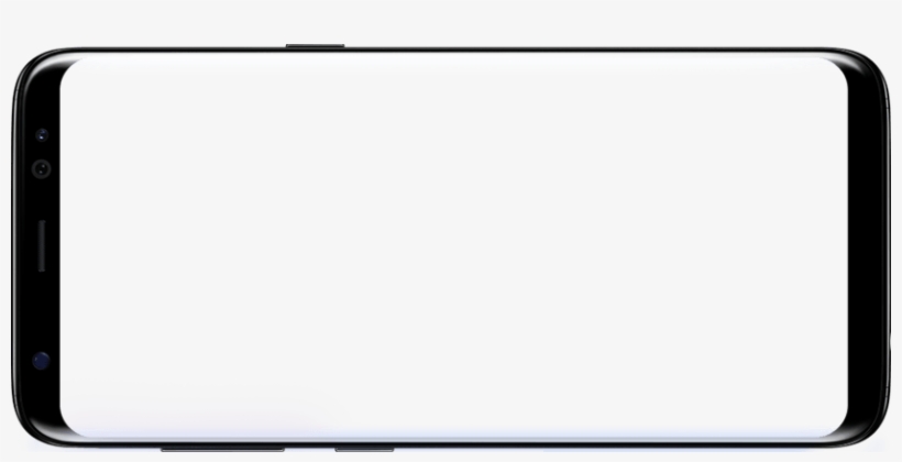 Galaxy S8 In Land Scape Mode - Samsung Galaxy S8, transparent png #5163017