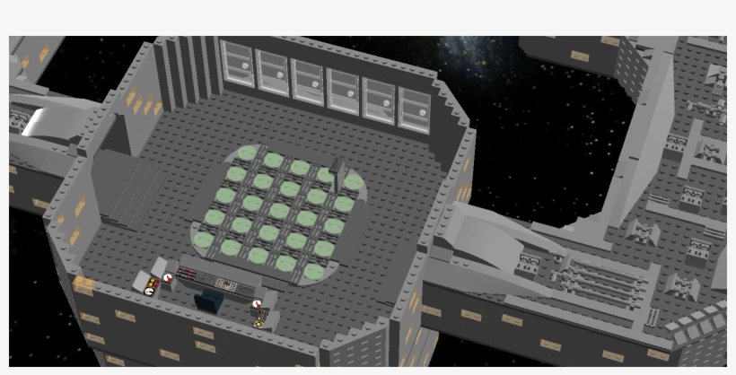 Free Lego Justice League Watchtower - Jla Watchtower Teleporter Room, transparent png #5163843