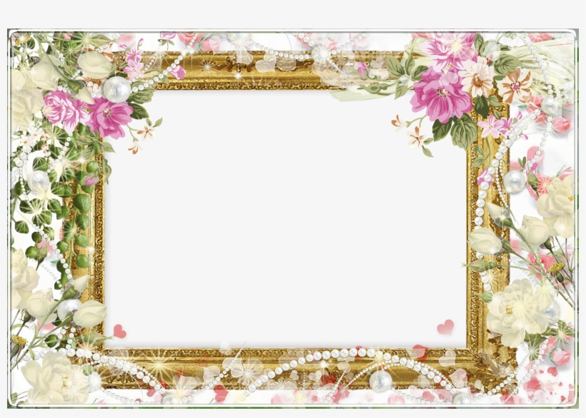 32 Frames Png Flores Central Photoshop Molduras Mulher - Photography, transparent png #5164460