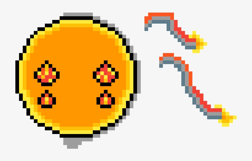 Fire - Circle Pixel Art Png, transparent png #5165527