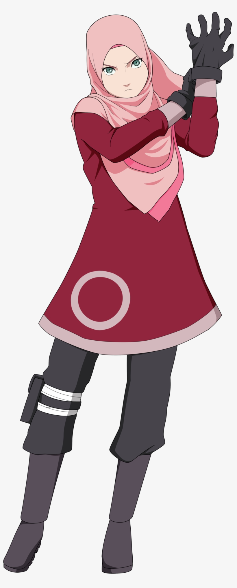 For Any Of My Muslim Friends Who Like Naruto - Sakura Haruno Hijab, transparent png #5166014