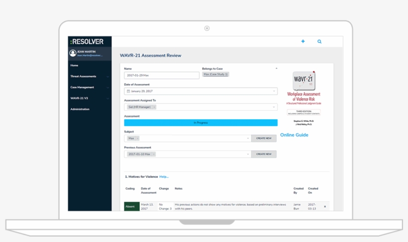 Standardize Threat Assessment - Team Assessments Software, transparent png #5166443