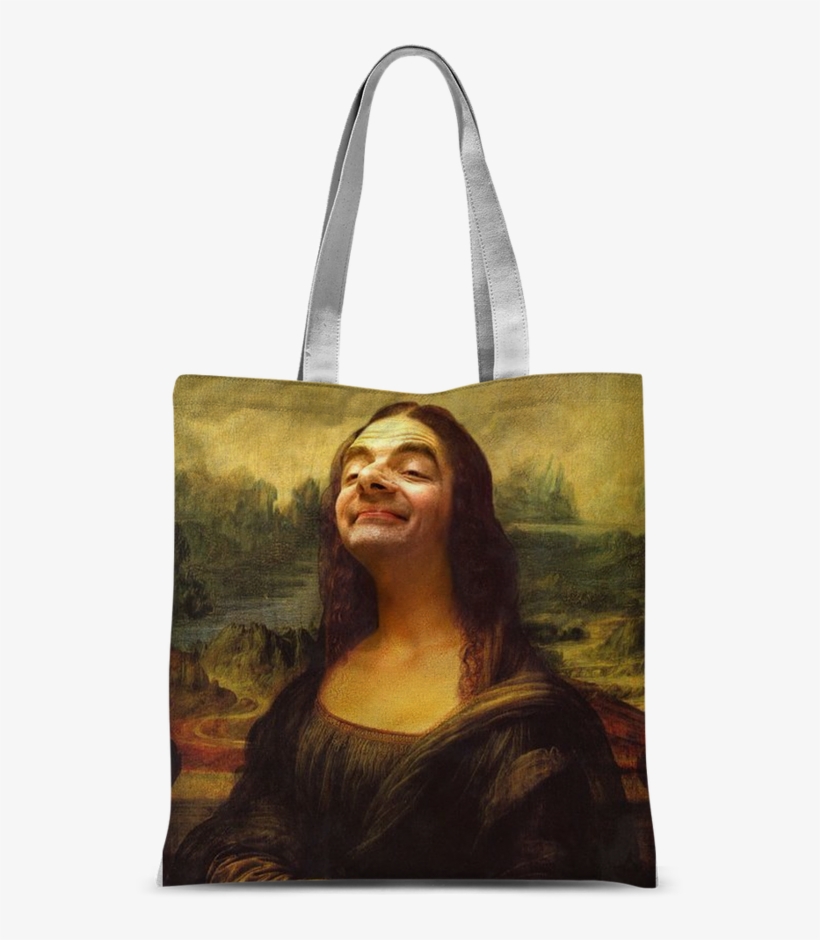 Mr Bean's Face On The Mona Lisa ﻿classic Sublimation - Leonardo Da Vinci Portrait Mona Lisa, transparent png #5167658