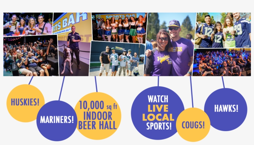 Indoor Beer Hall & Sports Bar - Fremont Oktoberfest, transparent png #5168202