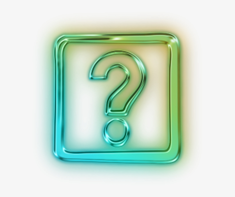 Neon Question Mark Png, transparent png #5168891