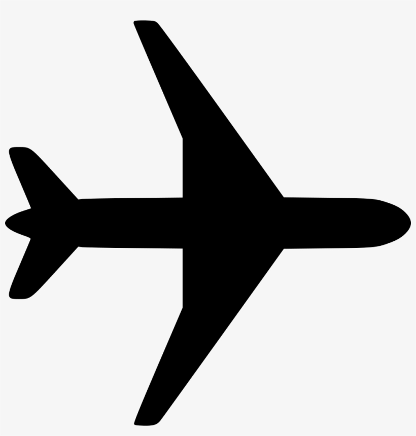 Plane Clipart Icon - Airplane To Right, transparent png #5169948