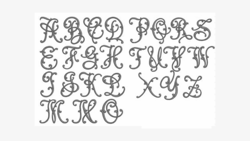 Flourish - Vine Font, transparent png #5170054