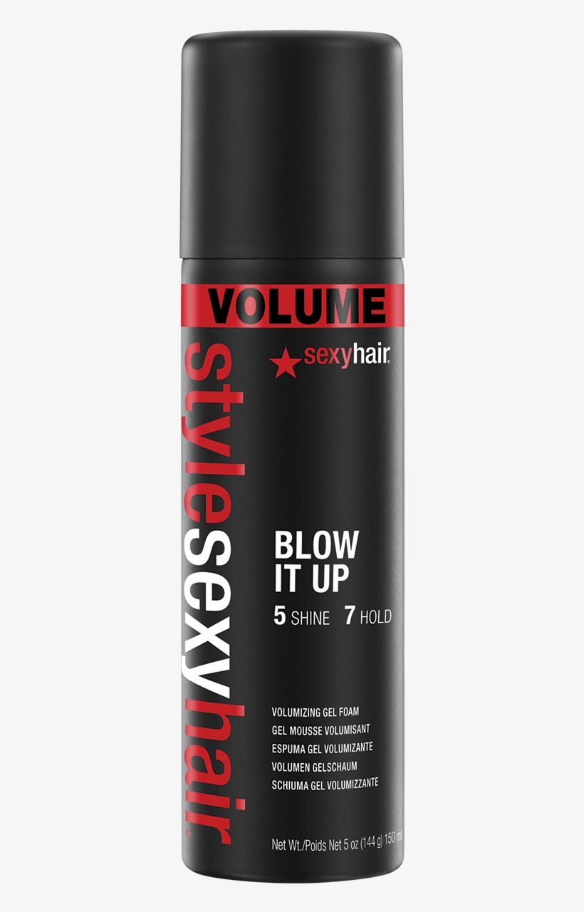 Sexy Hair Style Sexy Hair Blow It Up Favorite Heart - Sexy Hair Blow It Up Volumizing Gel Foam 5 Ounce, transparent png #5171049
