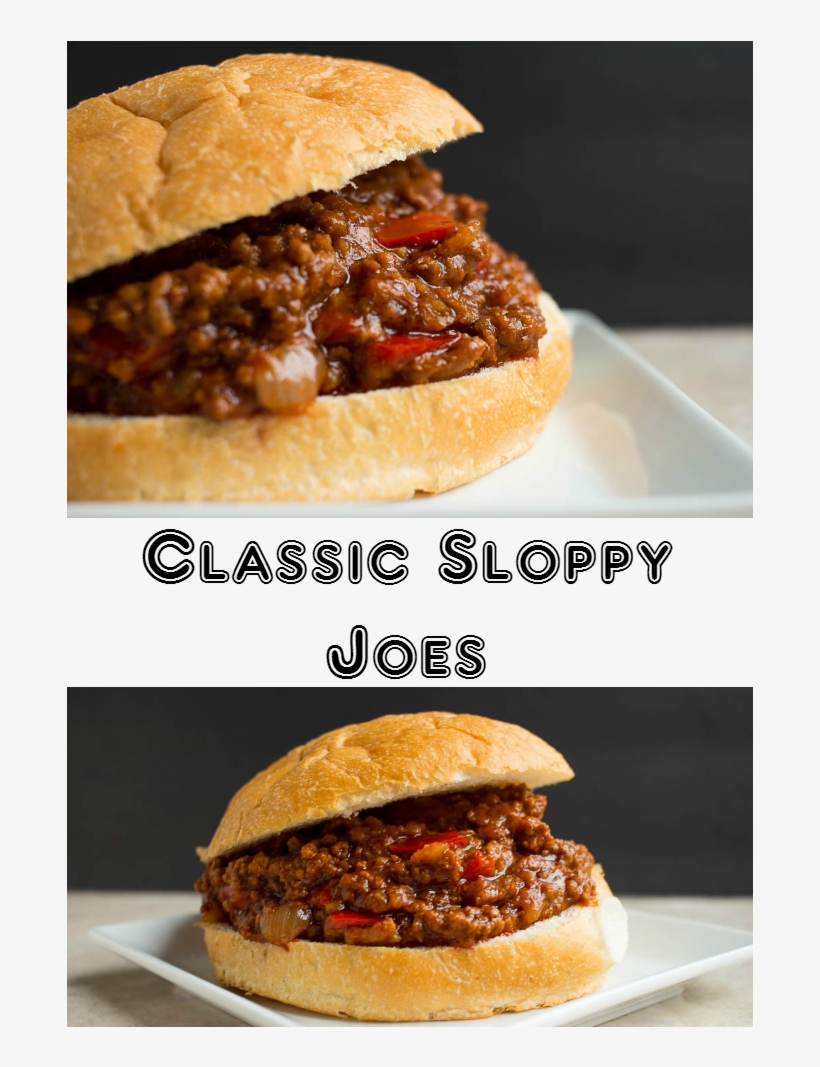 Classic Sloppy Joes - Fast Food, transparent png #5171291
