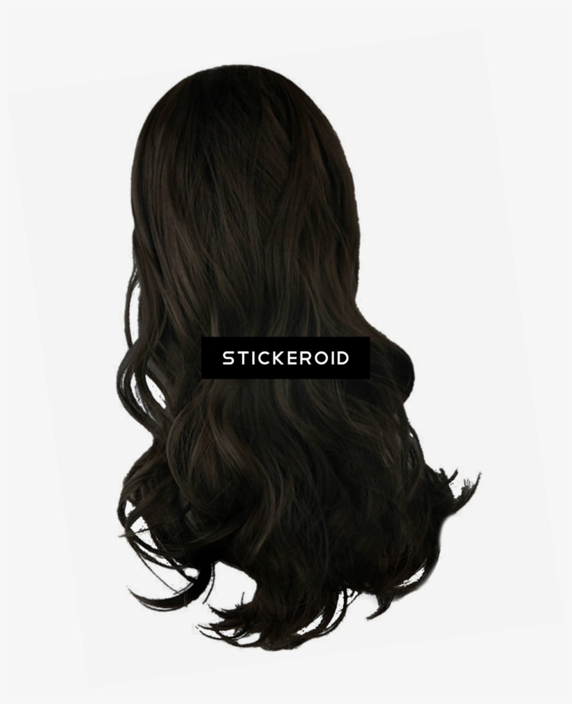 Women Hair - Cabello Negro Png Mujer, transparent png #5172051
