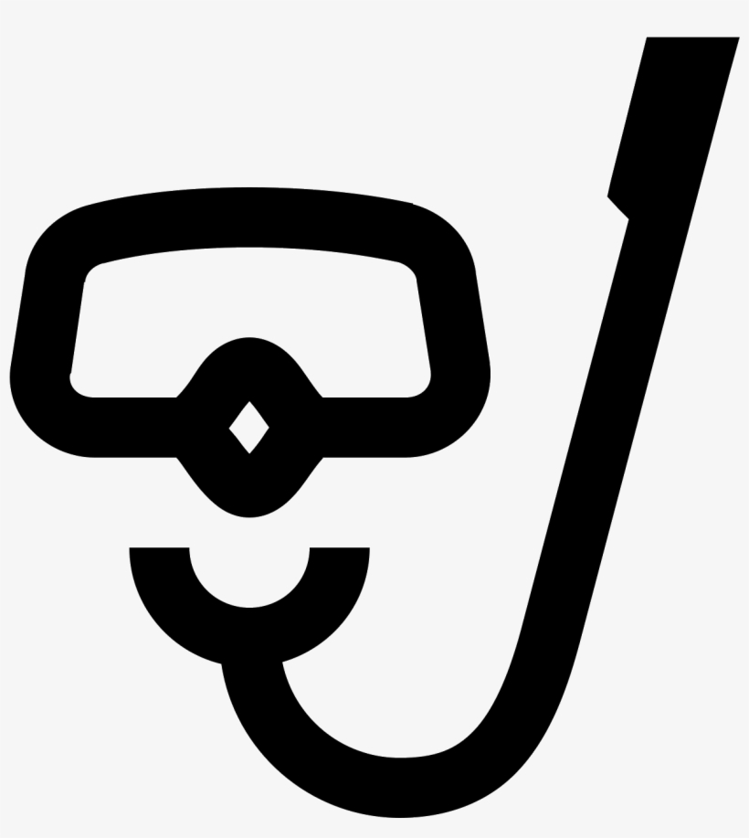 It's A Logo For A Mask Snorkel, transparent png #5172104