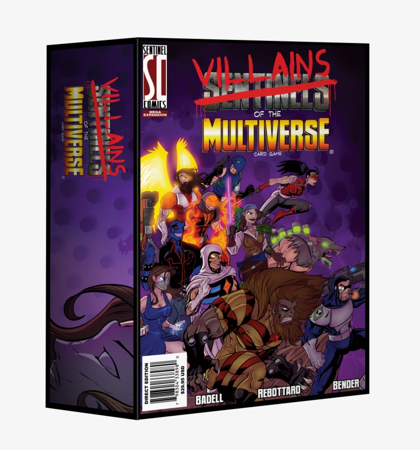 Villains Sentintels Of The Multiverse - Greater Than Games Sentinels Of The Multiverse: Villains, transparent png #5174654