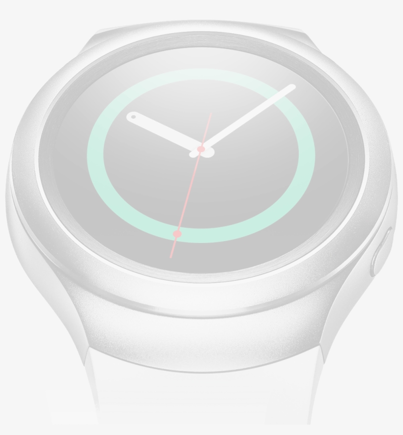 Dimmed Image Of Silver Gear S2 On Left - Samsung Gear S2 R720 Silver, transparent png #5174816