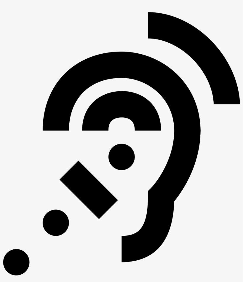 This Logo Is Shaped Like A An Ear Kind Of - Listen Icon, transparent png #5175405
