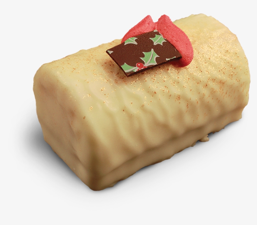 White Chocolate & Cranberry Yule Log - Portable Network Graphics, transparent png #5176186